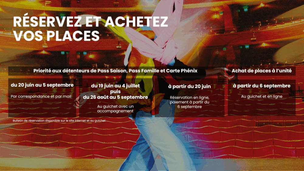 Saison 25·26 Ouverture de la billetterie en ligne